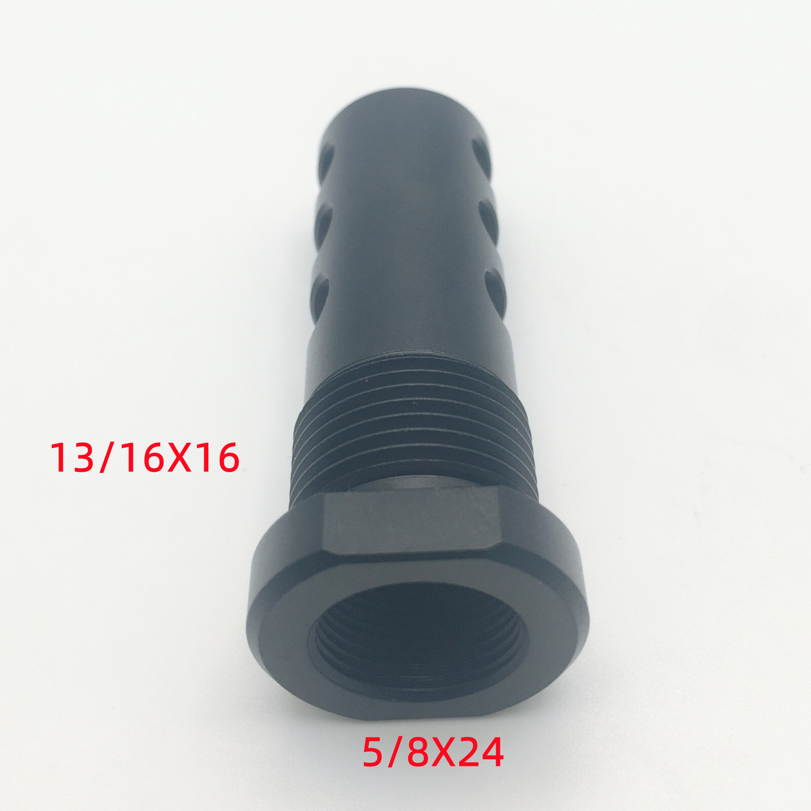 Muzzle Brake 5/8x24 Thread With M20*1.5 Thread Sleeve Sound Forwarder For 308