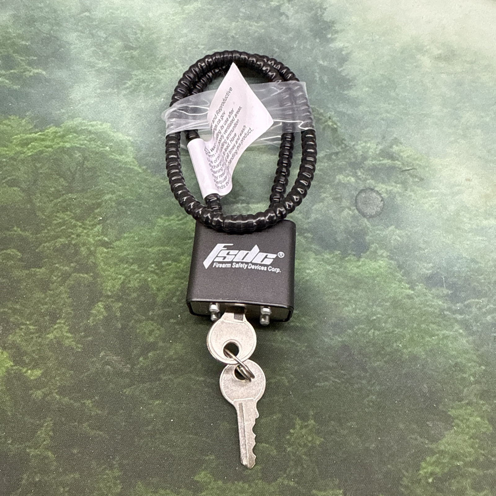 Firearm Safety Devices - FSDC-CL1020RKD 15" Gun Cable Lock with 2 Keys