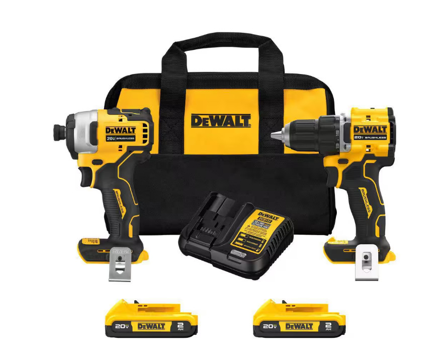 DeWalt DCK225D2 Atomic 20V MAX Brushless 2-Tool Combo Kit Lithium-Ion New