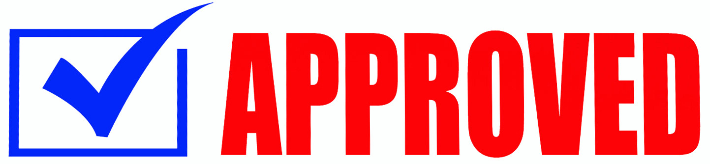 Trodat "APPROVED" Self Inking Rubber Stamp