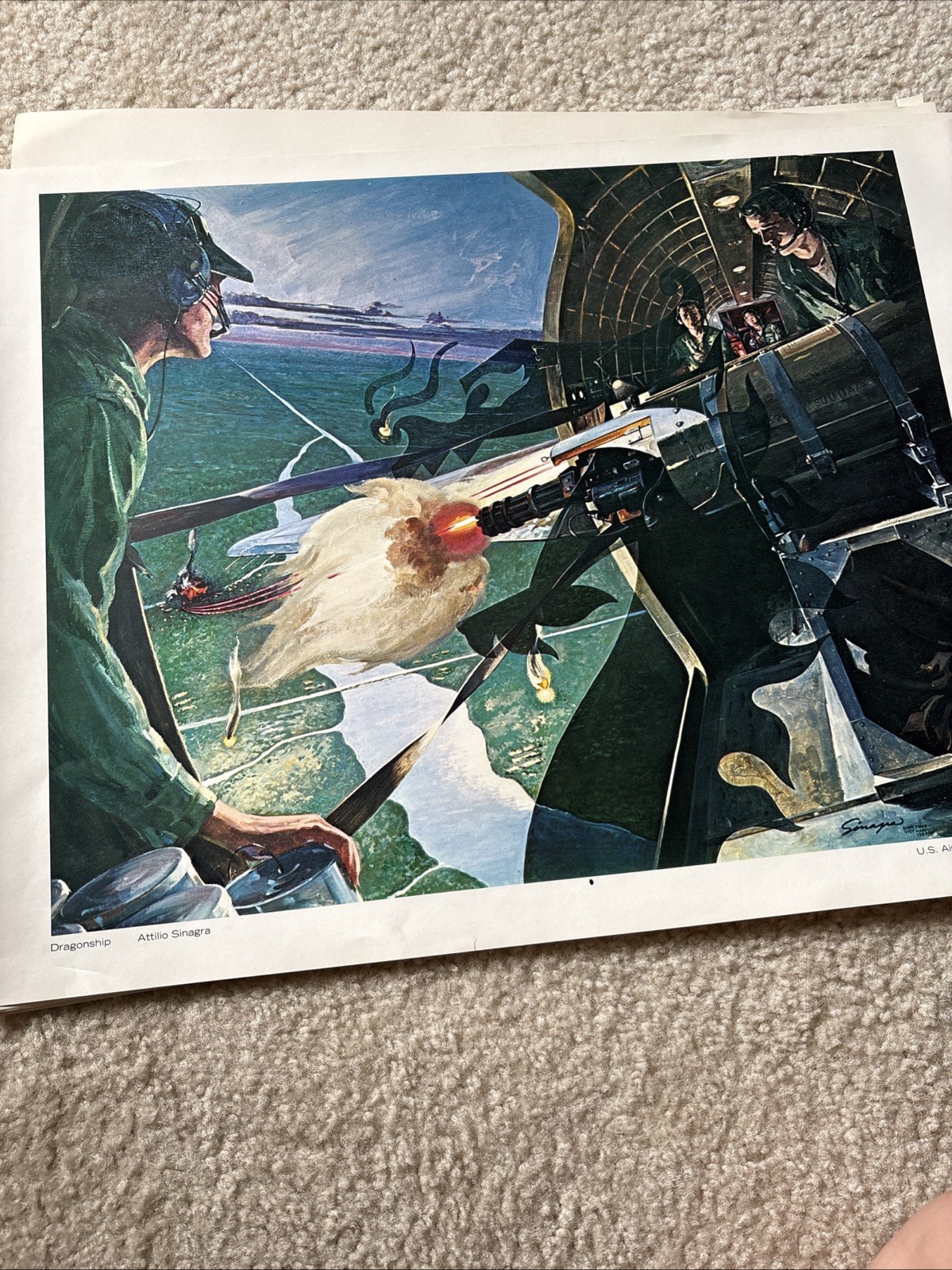 Lot of 17 Vintage US Air Force Art Collection Prints 17x22 Lithographs 1967/1968