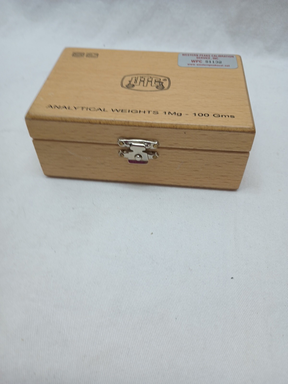 UTC ss Analytical Weights Missing 1 1mg-100gms In Wood Box