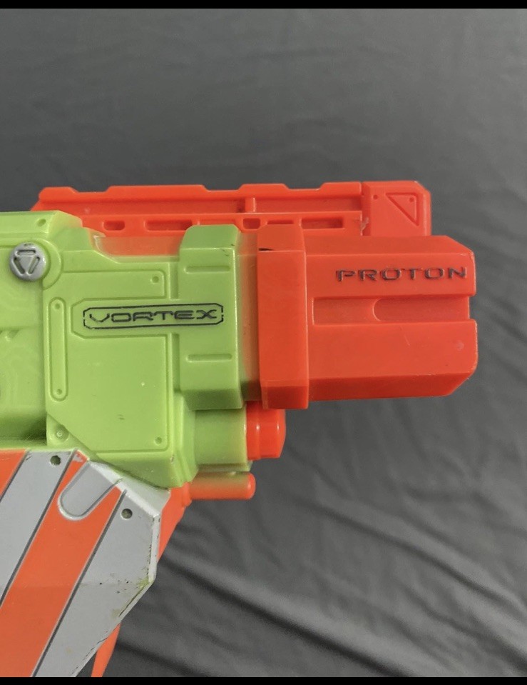 Nerf Vortex Lumitron Disc Blaster Untested And Nerf Disc Blaster Pistol