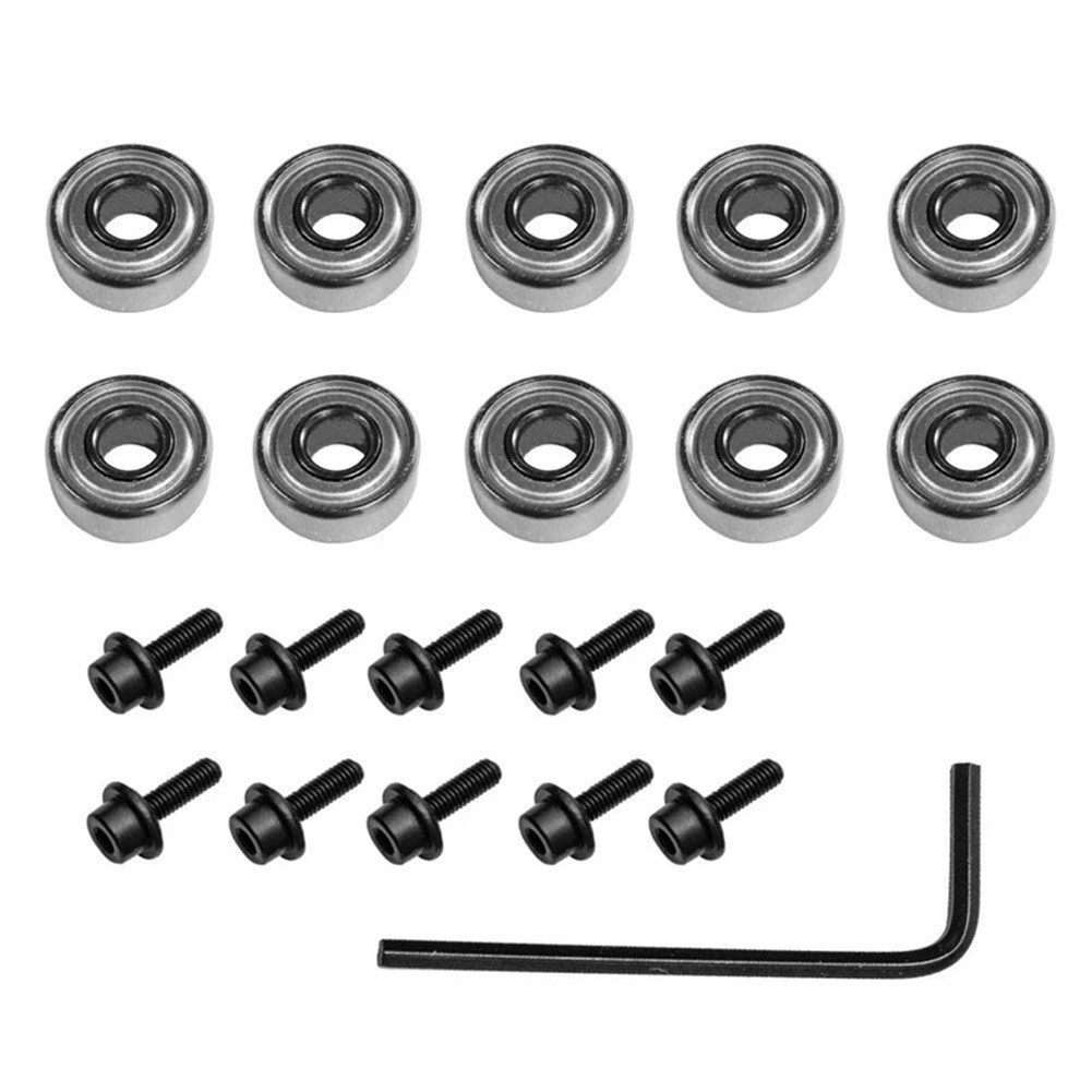 Router Bit Bearing 11pcs/Set 12.7mm Router Bit Attachment Mounted Replacement