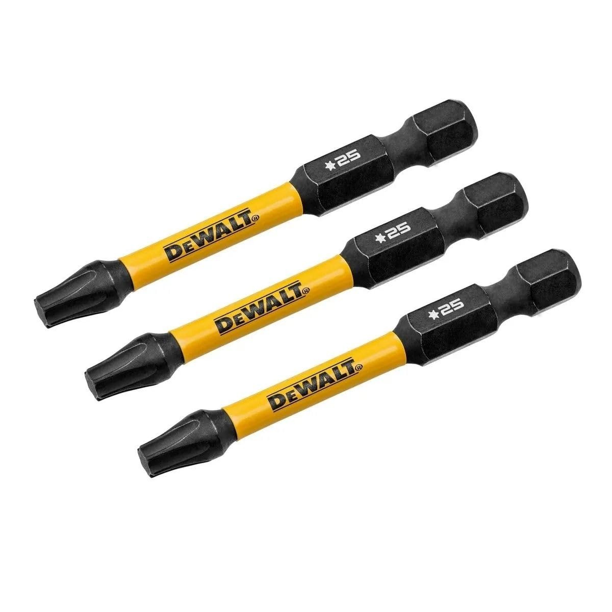 Flextorq 3 Piece Torque Bit Set 2.25in Bits T25 25IN Torque Bits Set