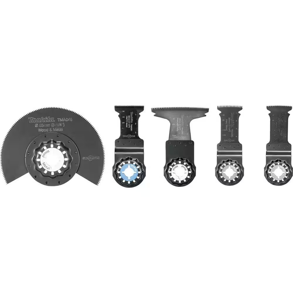 5 Pc. Starlock Oscillating Blade Set
