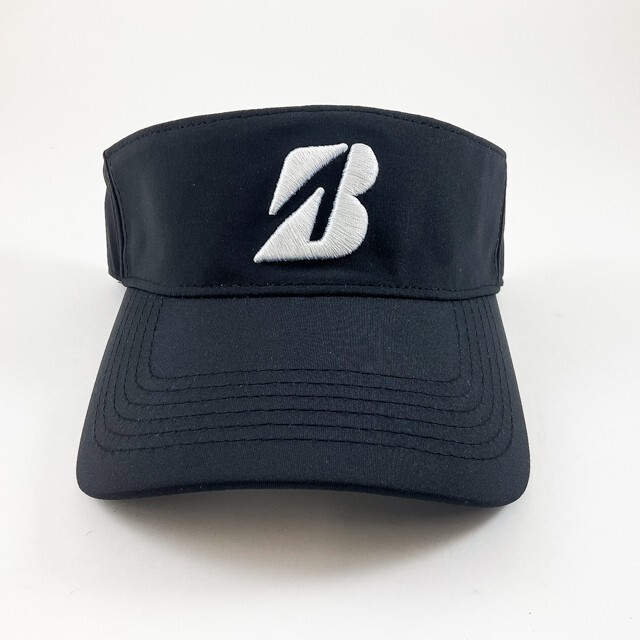 BRIDGESTONE GOLF MEN'S SPORT ADJUSTABLE STRAP VISOR BLACK NEW w/ TAG!! 1419