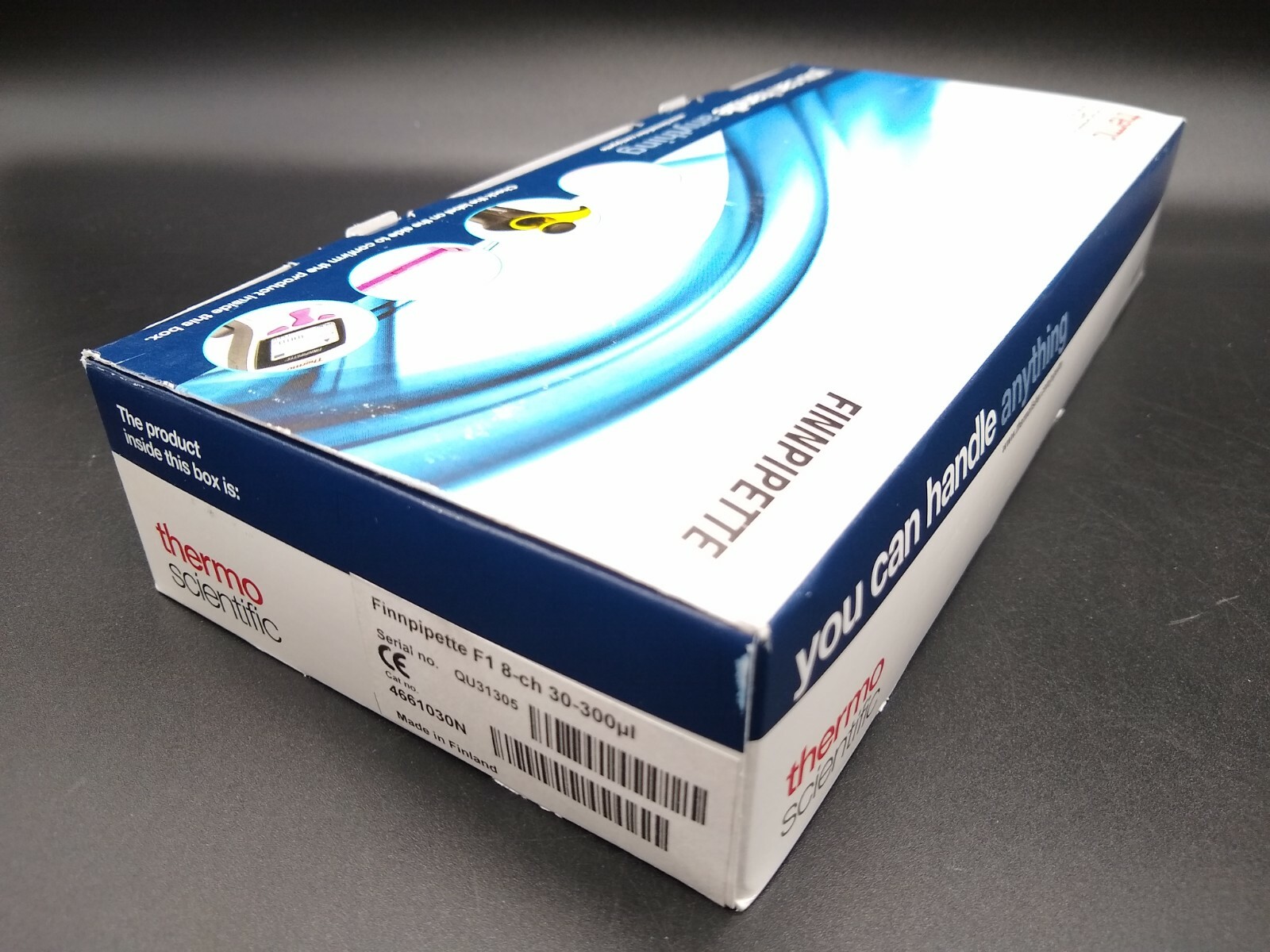 Thermo Scientific 4661030N Finnpipette F1 30-300μL 8Ch Multichannel Pipette