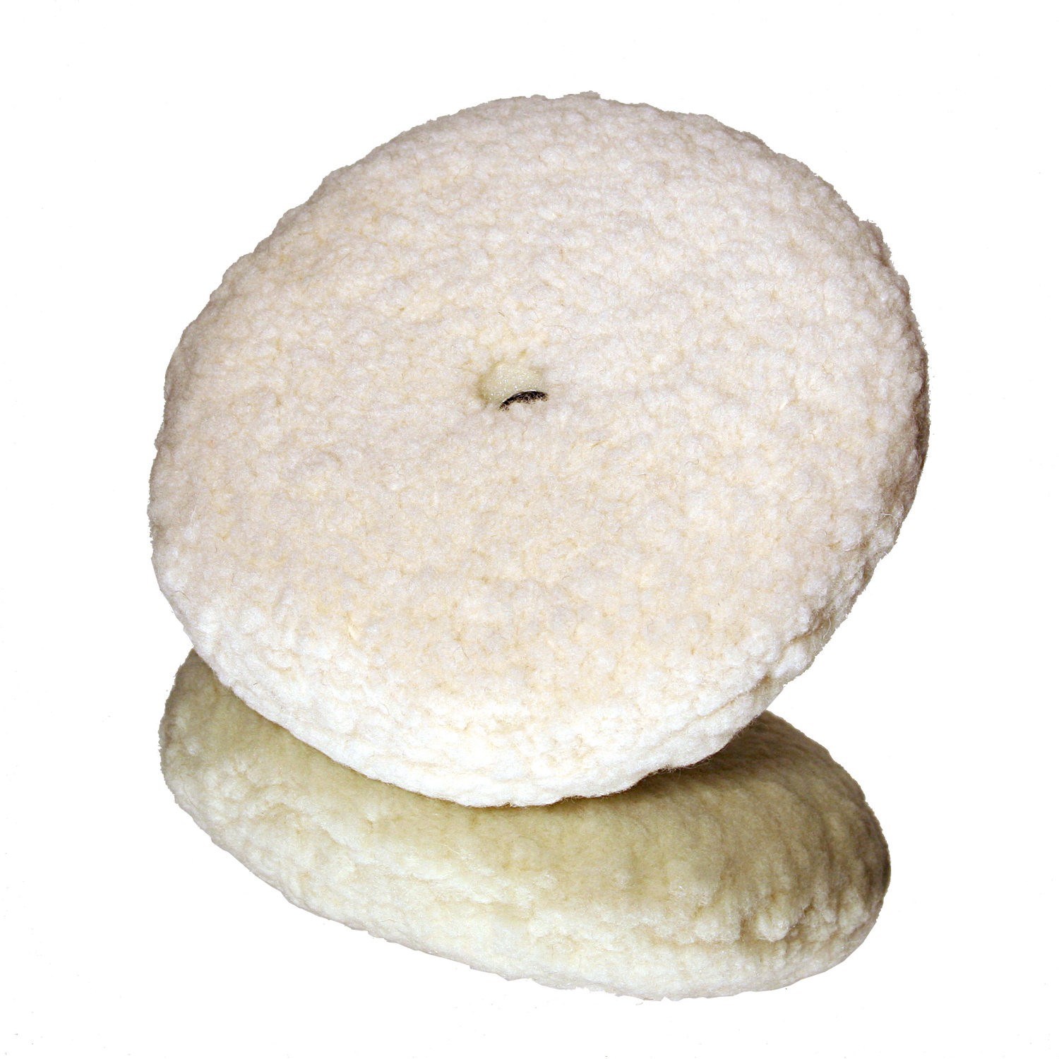 3M 05753 Perfect-It 100% Wool Compounding Pad, Double Sided, Quick Connect 9"