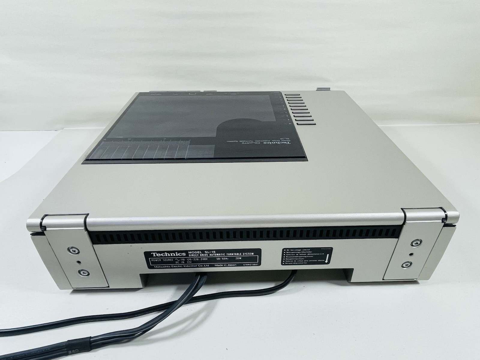 Technics Quartz DD Auto Turntable System SL-15 Linear Tracking Programmable RARE
