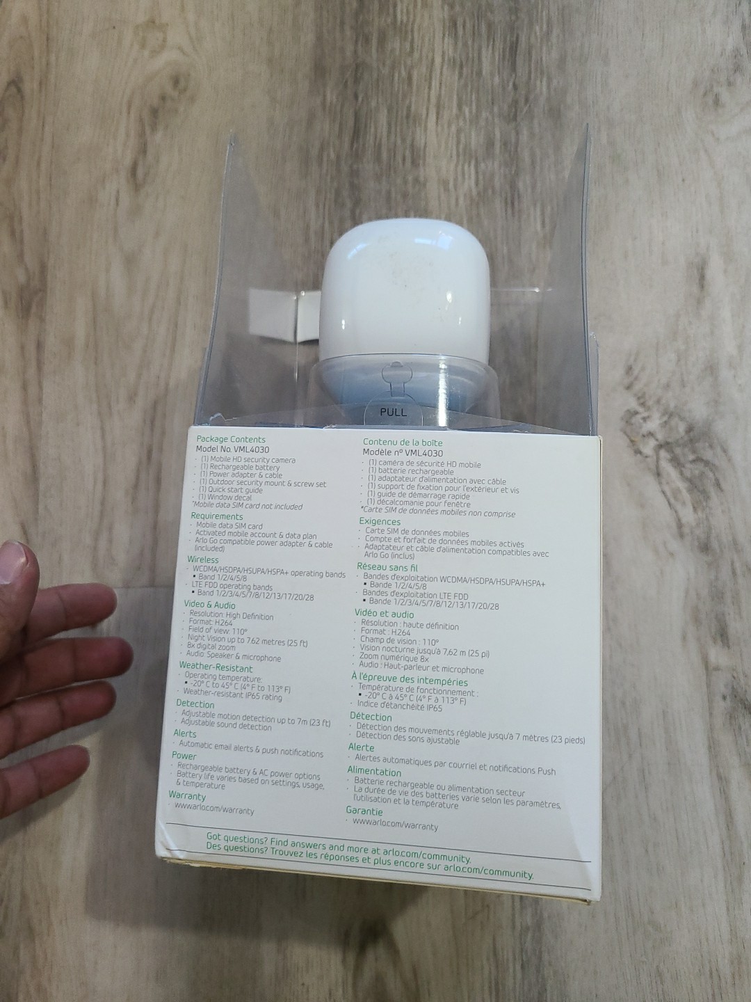 ARLO GO Mobile HD Security Camera with Arlo 4G LTE Connectivity Data Plan