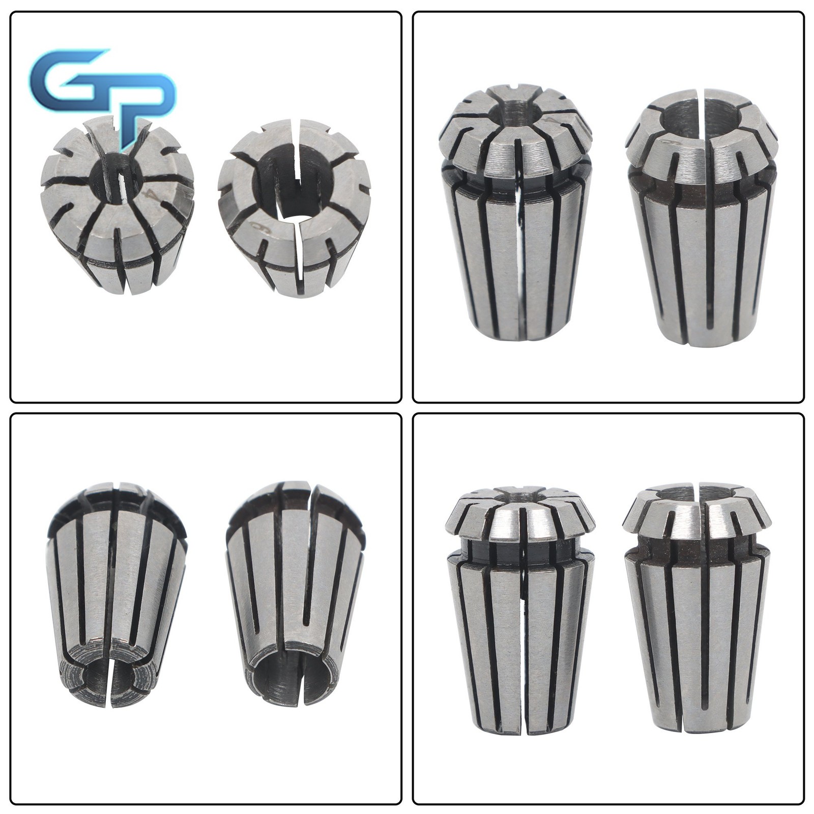 Precision ER11 Spring Collets 7 Pack 1-7mm for Lathe and Milling