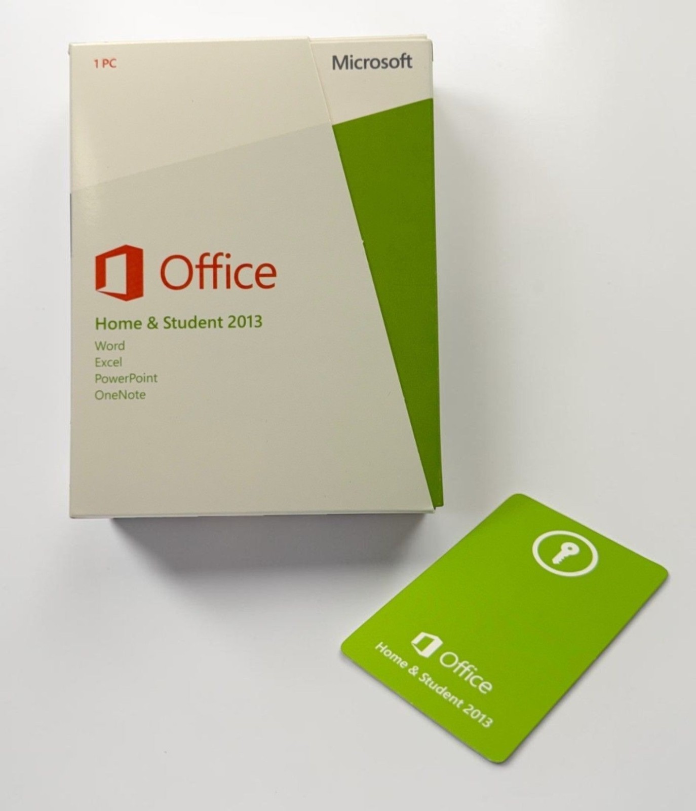 Microsoft Software Office Home & Student 2013 Product Key CARD ONLY Version