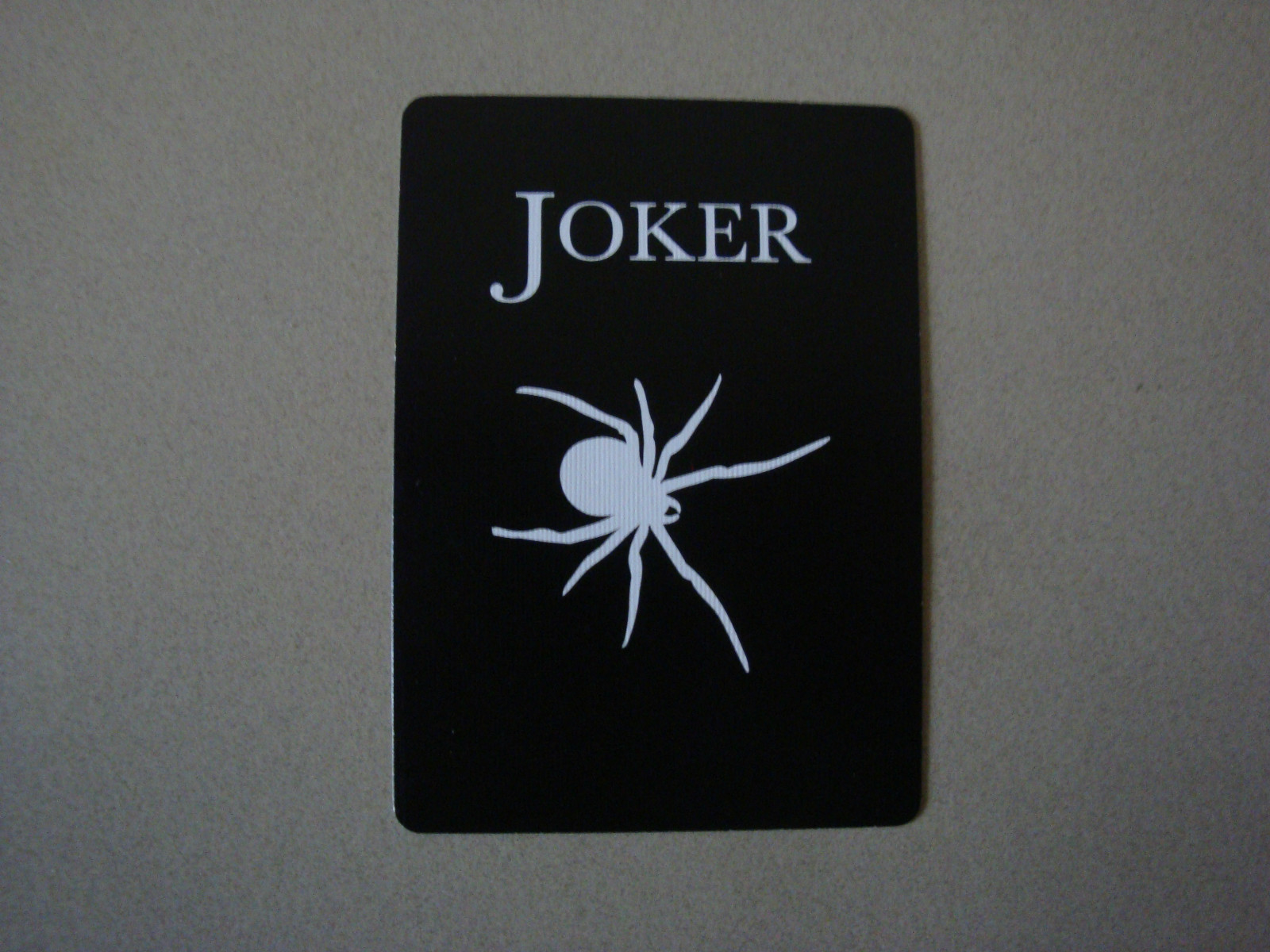 BLACK SPIDER DECK BICYCLE PLAYING CARDS POKER SIZE
