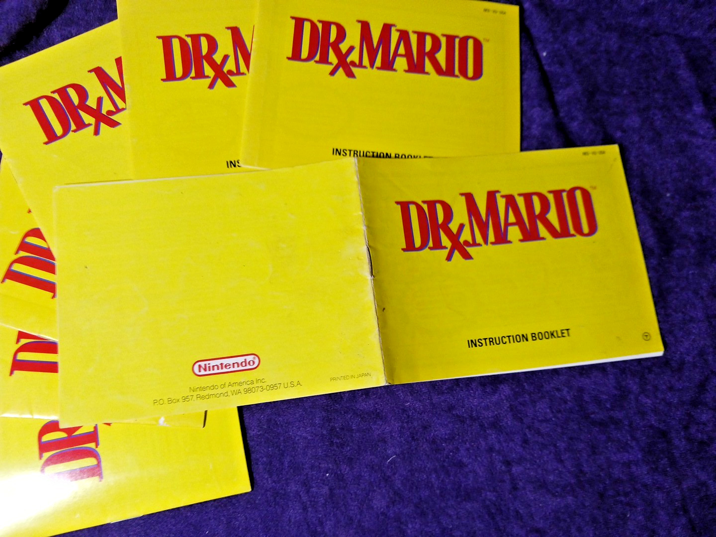 Dr. Mario (Nintendo Entertainment System - 1990) NES Manual Only