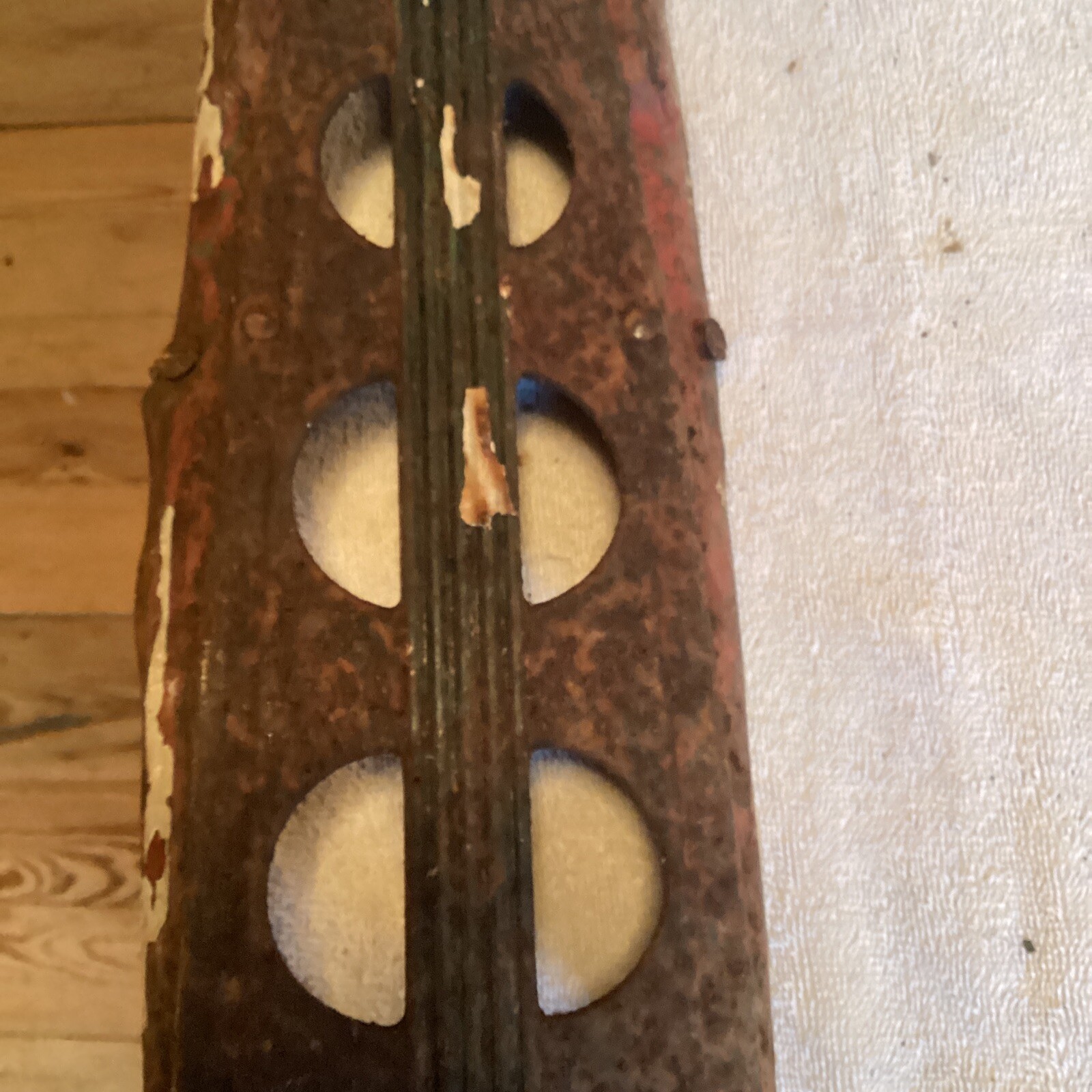 VINTAGE BICYCLE REAR CARRIER RACK 8 HOLE