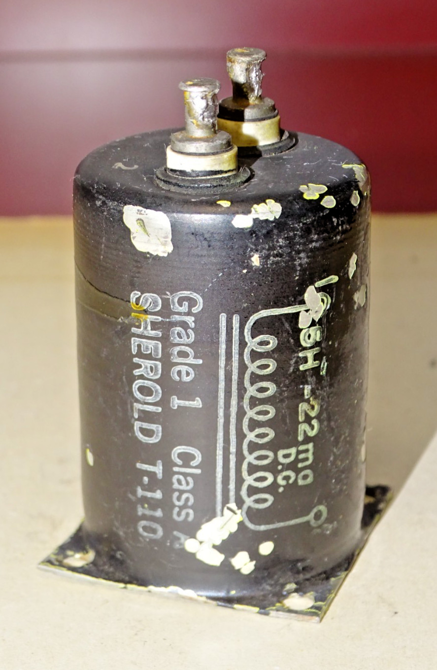 Sherold TypeT-110 Choke Transformer, .5H at 22 ma