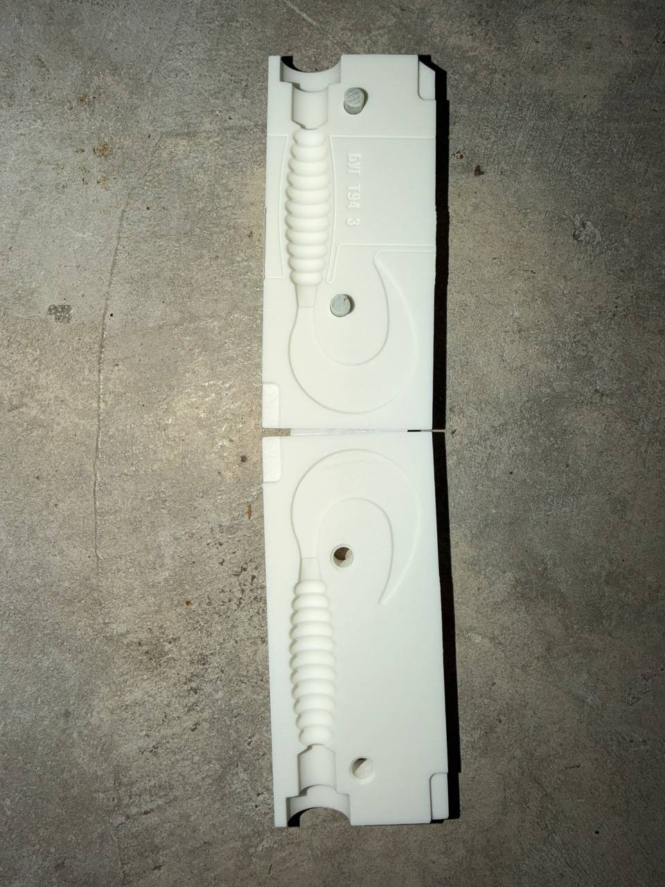 3" Curly Tail Grub Mold T94 – Soft Plastic Fishing Lure Injection Mold