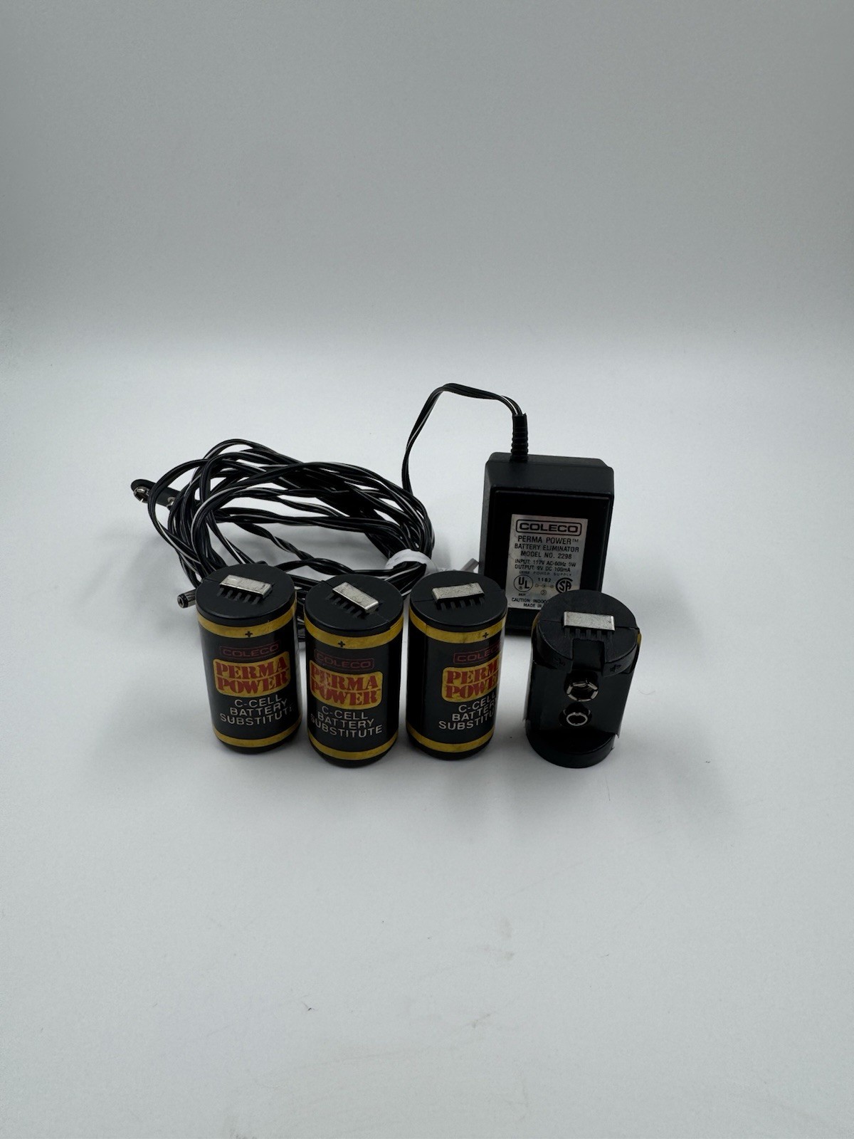 COLECO PERMA POWER /  BATTERY REPLACEMENT / AC ADAPTER C CELL  Untested