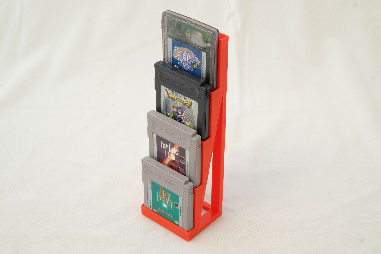 Pair of 5-cartridge display stands for Nintendo Game Boy - Print to Order