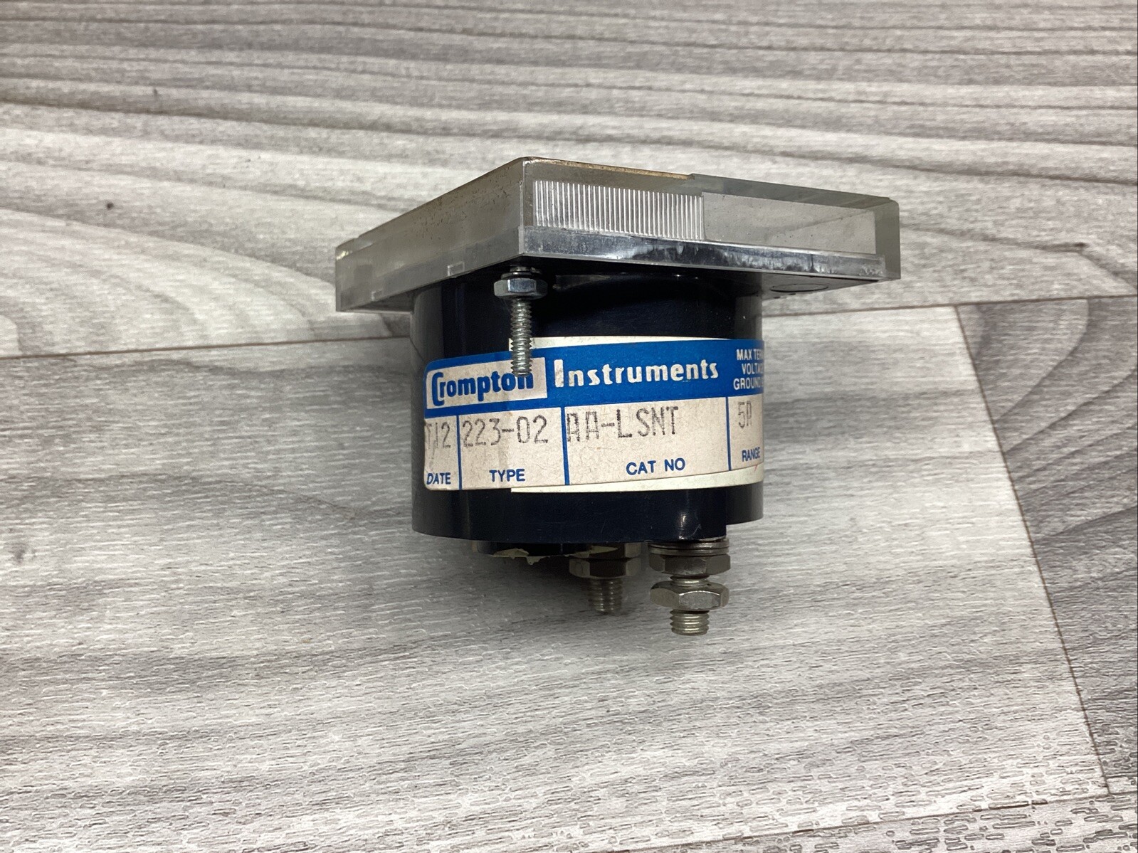 Crompton 223-02AA-LSNT Ammeter 0-50a Amp #801F252