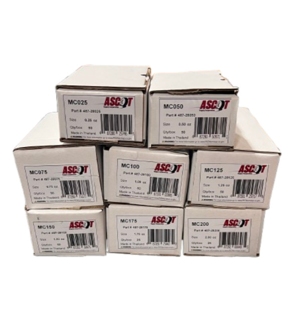 PERFECT MC STYLE UNCOATED LEAD WHEEL WEIGHTS MC .25 - 2.00 oz.