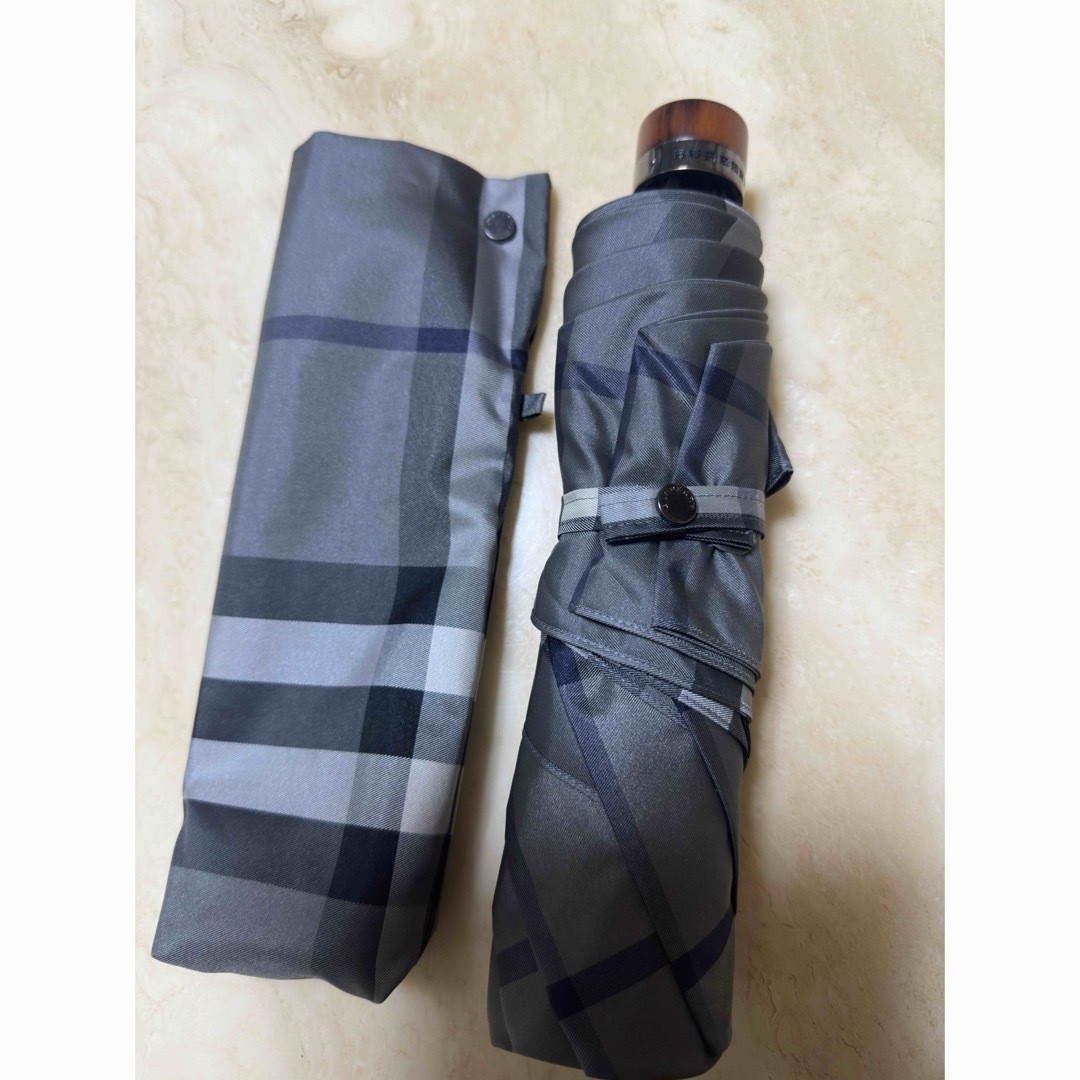 BURBERRY Folding Umbrella Nova Check Gray #10318