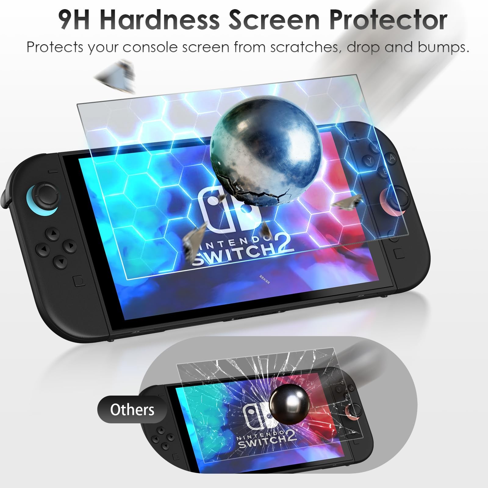 Black Portable Carrying Case for Nintendo Switch 2 2025