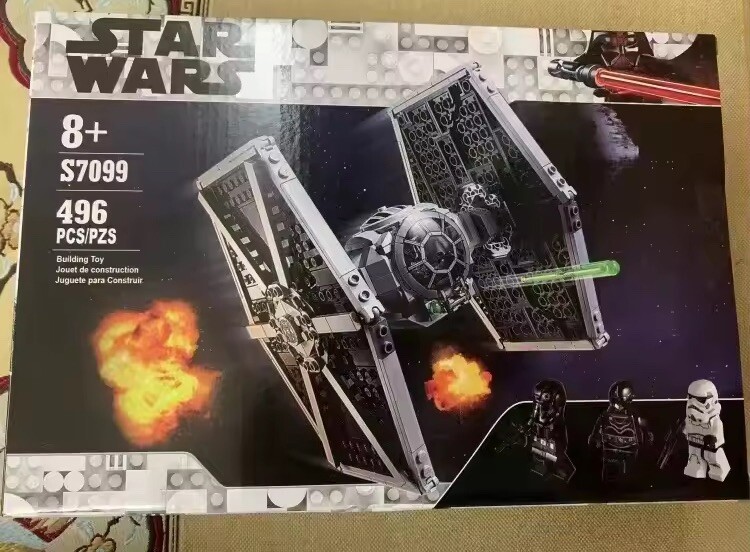 Star Wars 8087 Tie Fighter Block Construction 496PCS