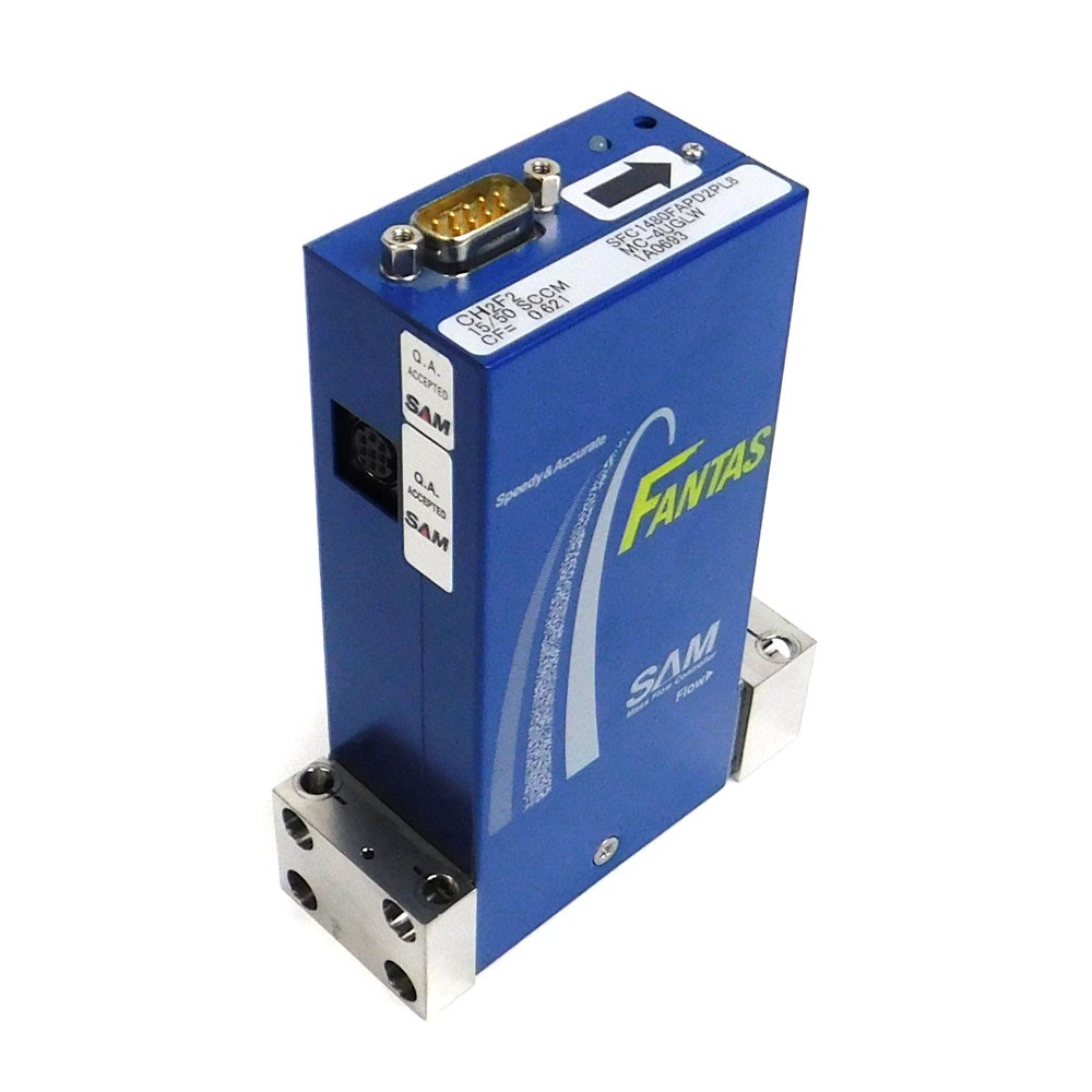 Sam Fantas SFC1480FAPD2PL8 Mass Flow Controller MFC CH2F2 15/50 SCCM MC-4UGLW