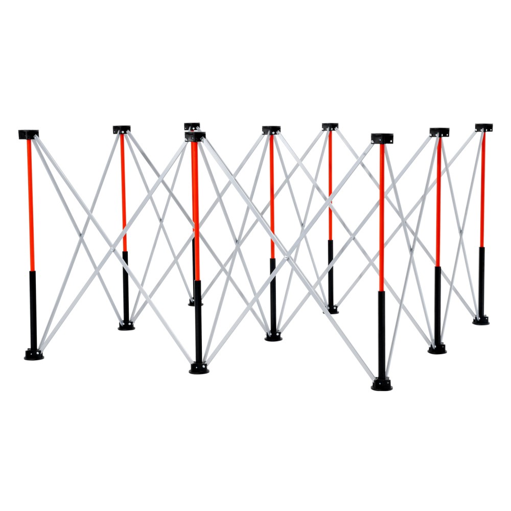 Portable Folding Workstand 3500lb Capacity Orange Aluminum Stand