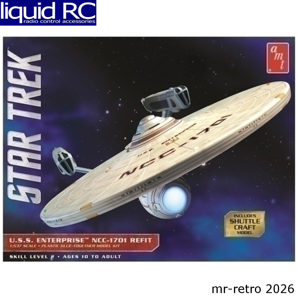 AMT 1080 Star Trek USS Enterprise NCC-1701 Refit 1:537 Scale Model Kit