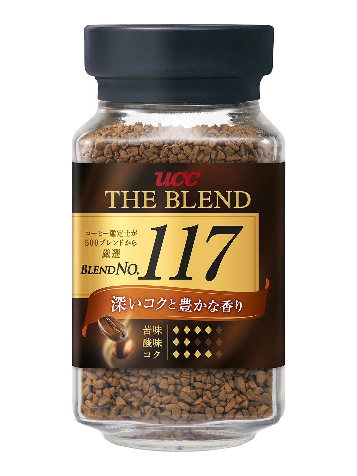 UCC - The Blend 117 Instant Coffee 3.52 Oz. 3.17 Ounce (Pack of 1), Brown