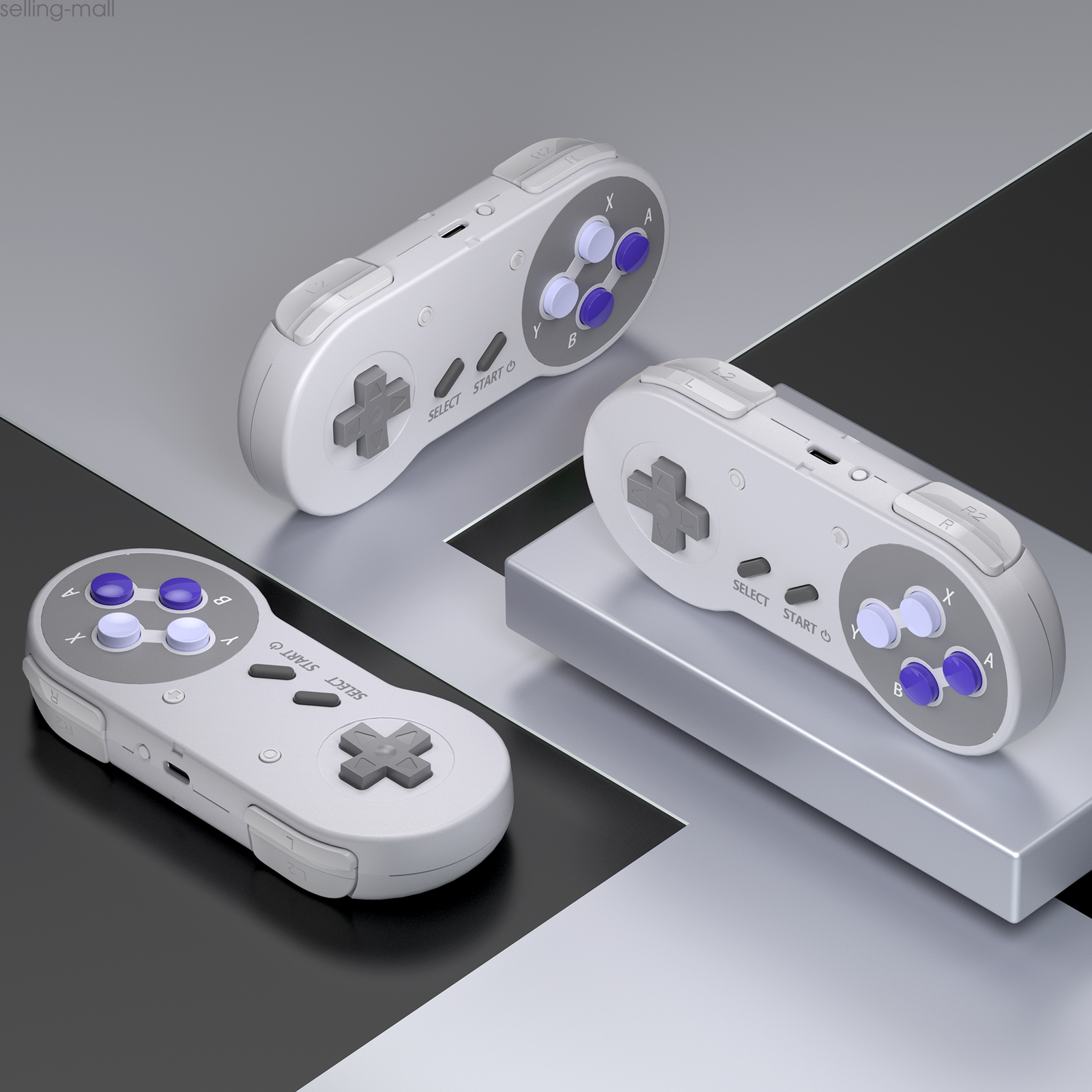 Wireless Switch Online Controller SNES Gamepad for Switch PC Steam Raspberry