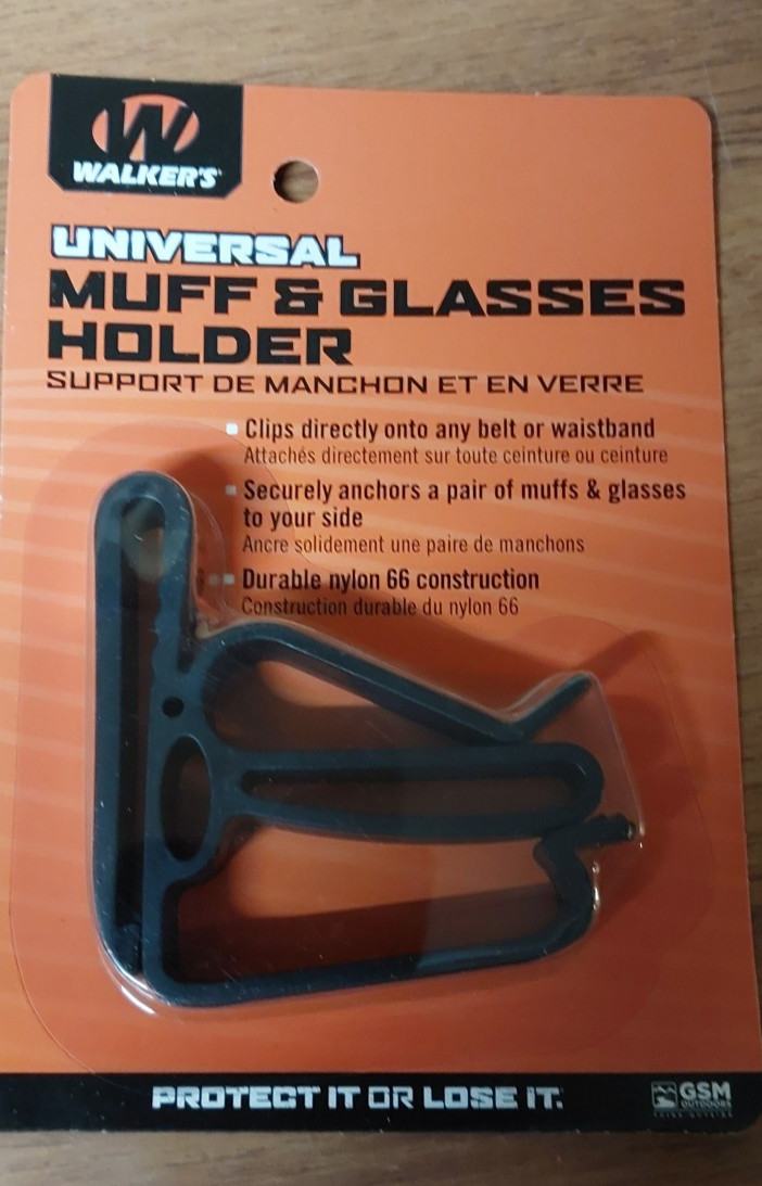 4-Pack Walker's Durable Polymer Universal Hands Free Muff And Glasses Holder