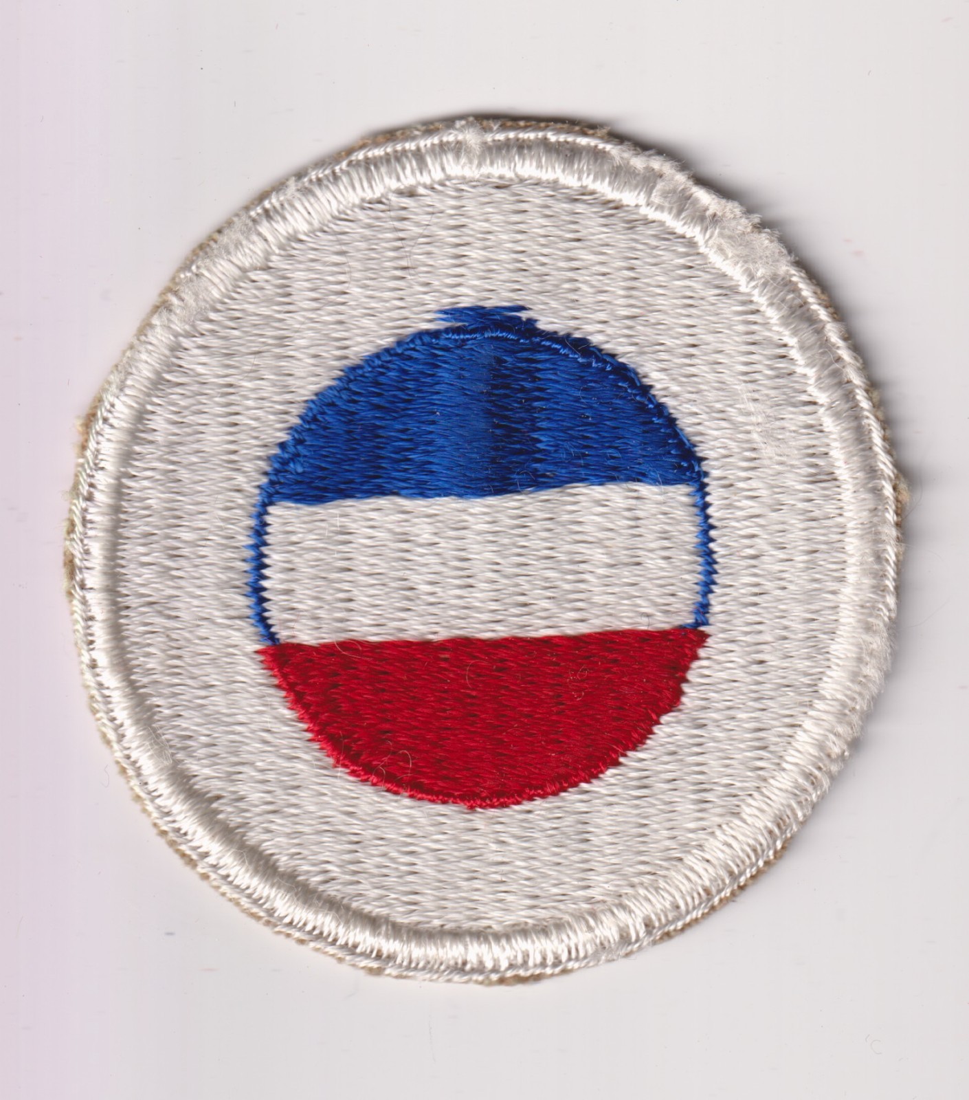 Ground HQ Reserve patch US Army real WWII make white border