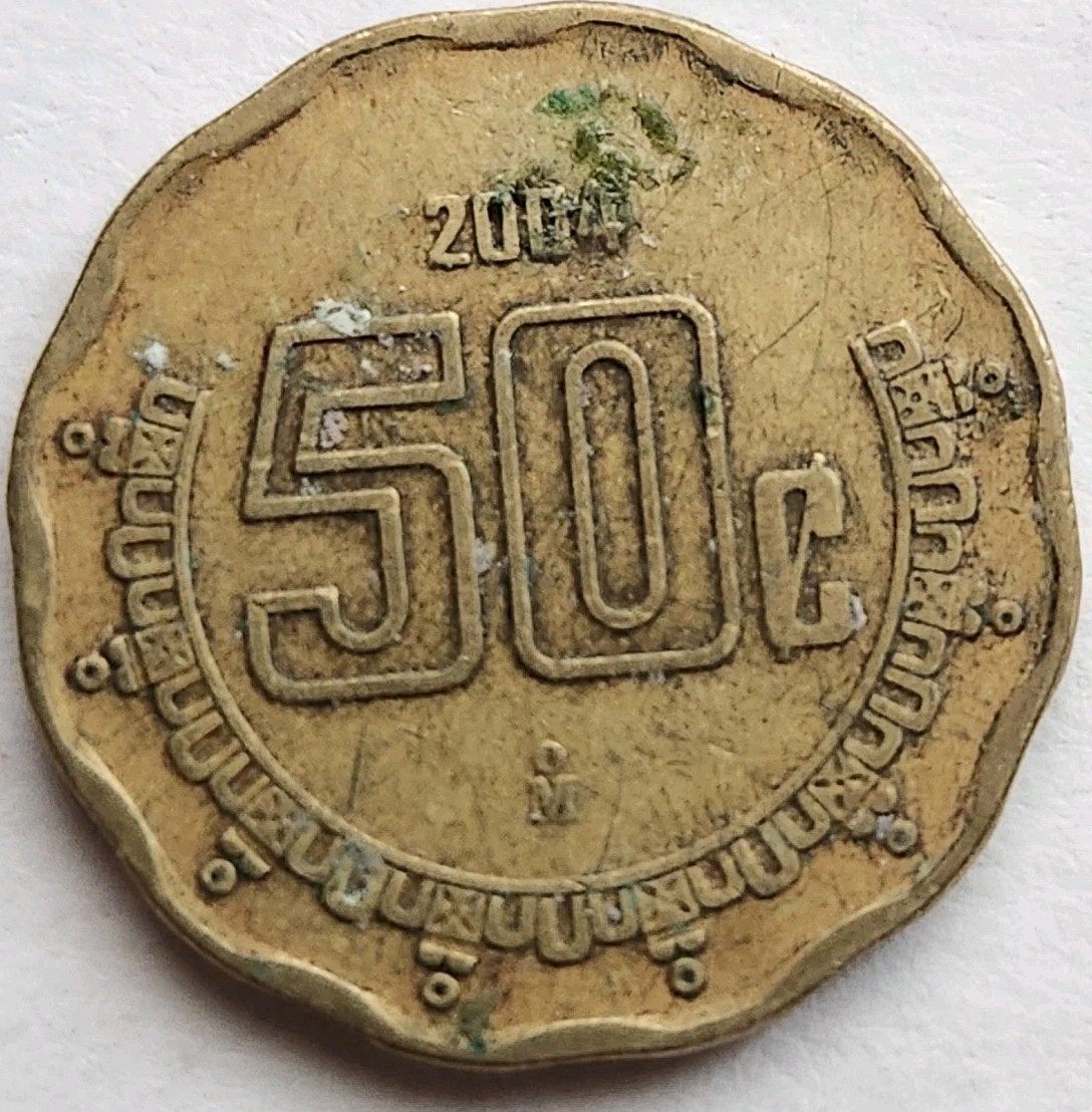 50 Centavos 2004 Estados Unidos , Mexicanos Coin