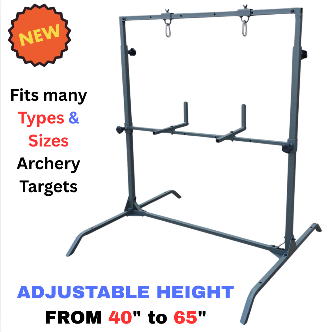 Archery Target Stand Adjustable Hunting Bag Block Cube Foam Practice Deer Boar