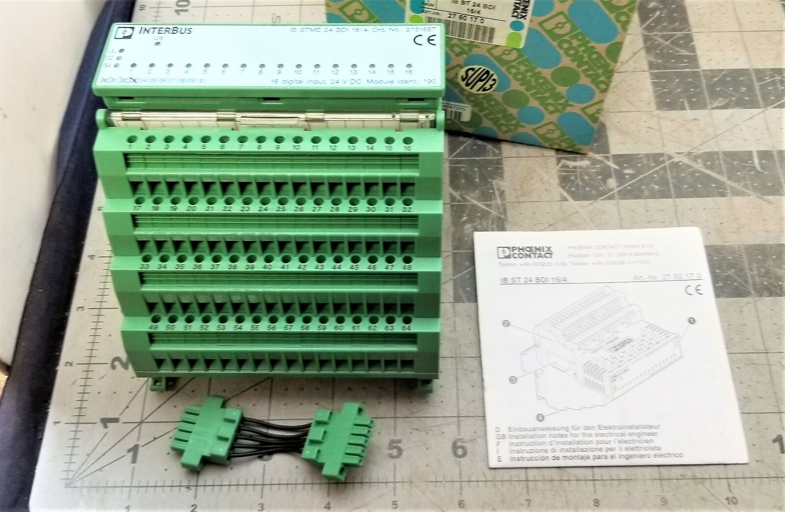 Phoenix Contact 2750170 IB ST 24 BDI 16/4 Digital Module 16 Input 24 VDC [A4BB]