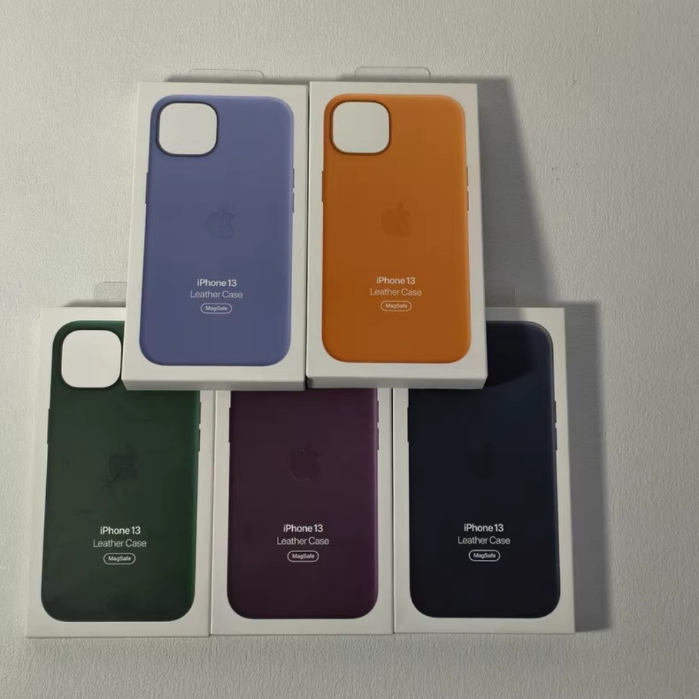 For iPhone 13 Original Leather Phone Case With MagSafe