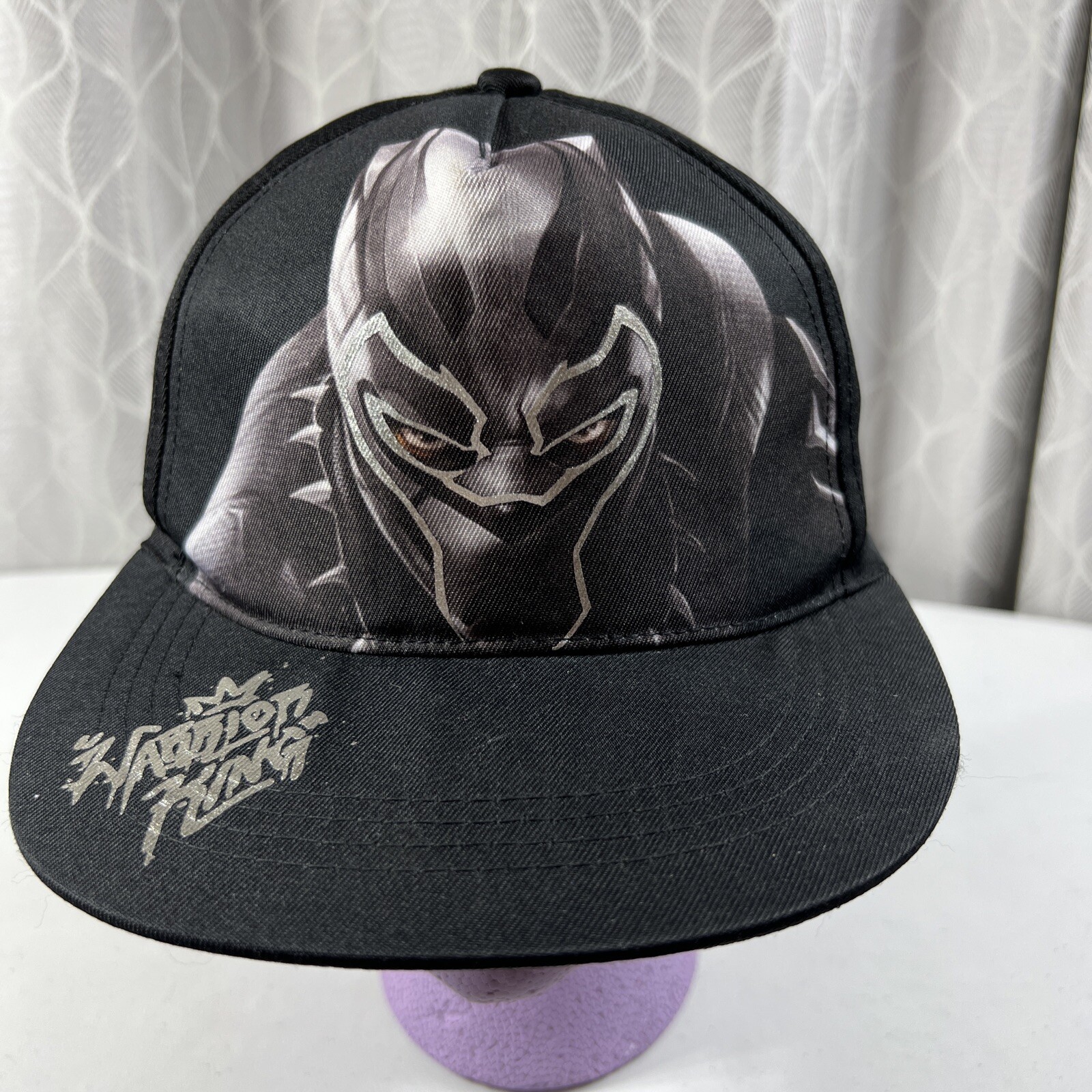 "Black Panther" Snapback Hat Marvel Warrior Hero Cap Marvel Black Panther Brand.