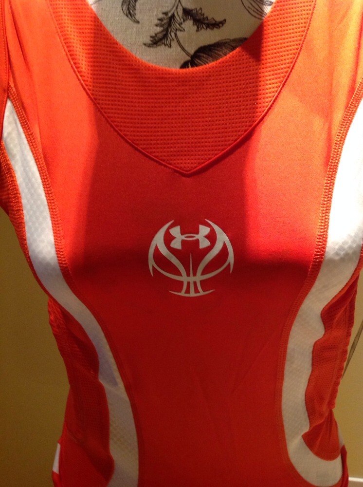 Under Armour Men's UA Compression Basketball MPZ Orange Size Medium