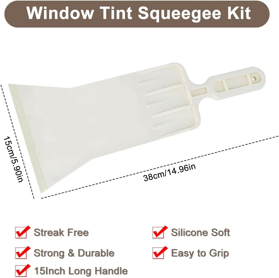 Tools Long Handle Auto Bulldozer Squeegee for Window Tint Film Installing Car Vi