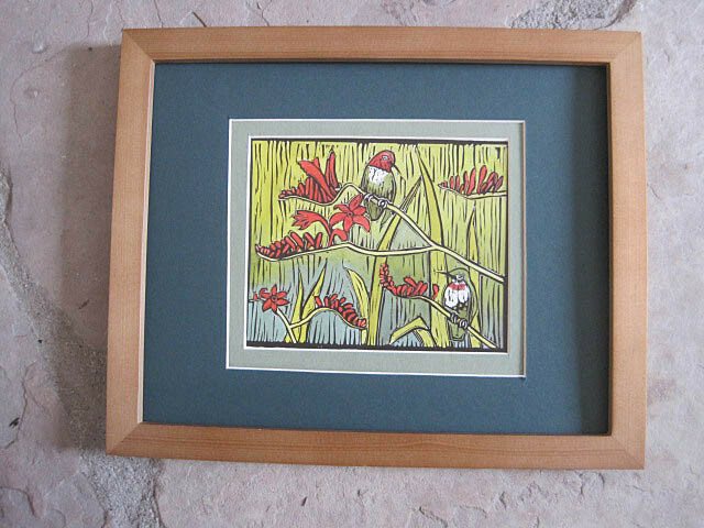 Molly Hashimoto ANNA'S HUMMINGBIRD  2012  Wood Framed  8 x 10 matted print
