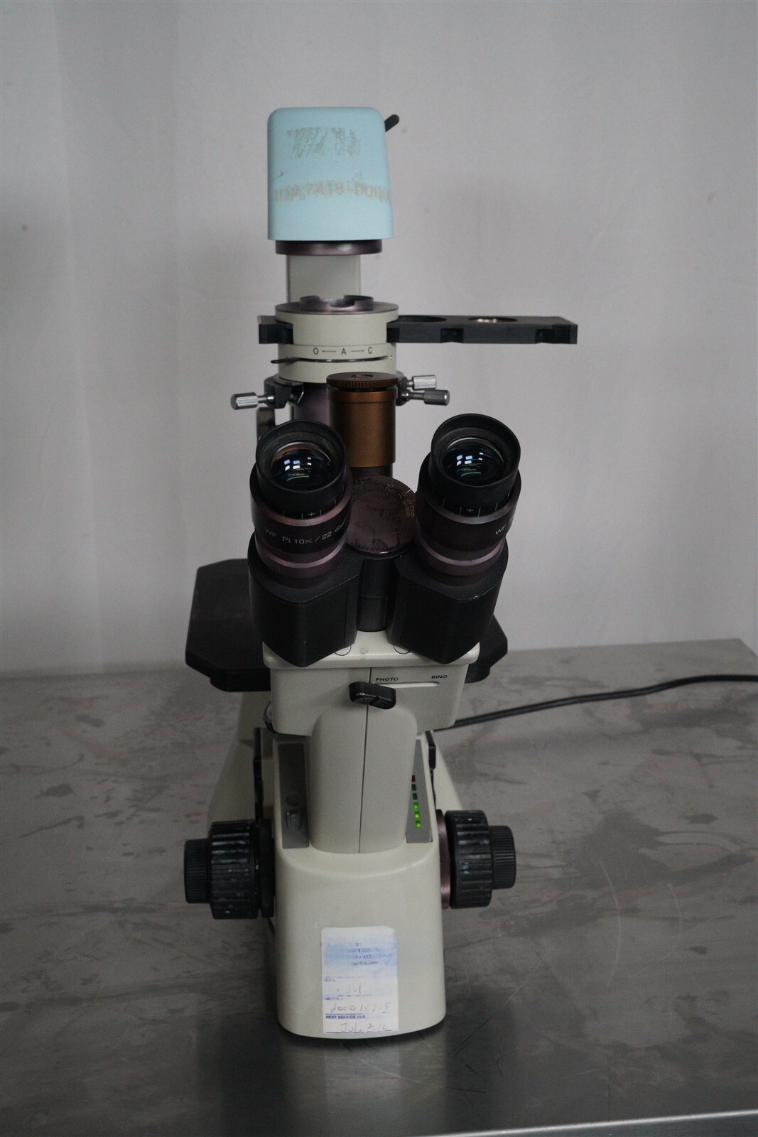 Motic AE31 Inverted Phase Contrast Microscope W 4X, PH 10X, PH 40X Objectives