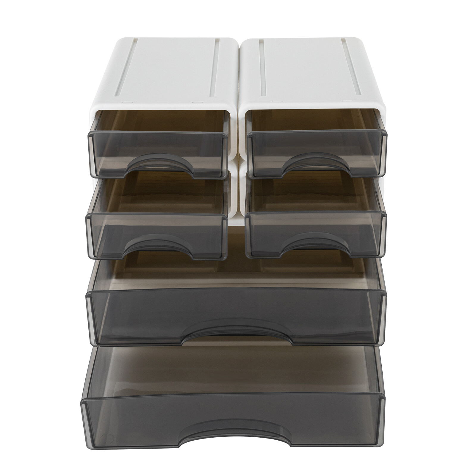 13.4*9.8*13 in PP Rectangular Desktop Organizer Office 6-drawer Organizer