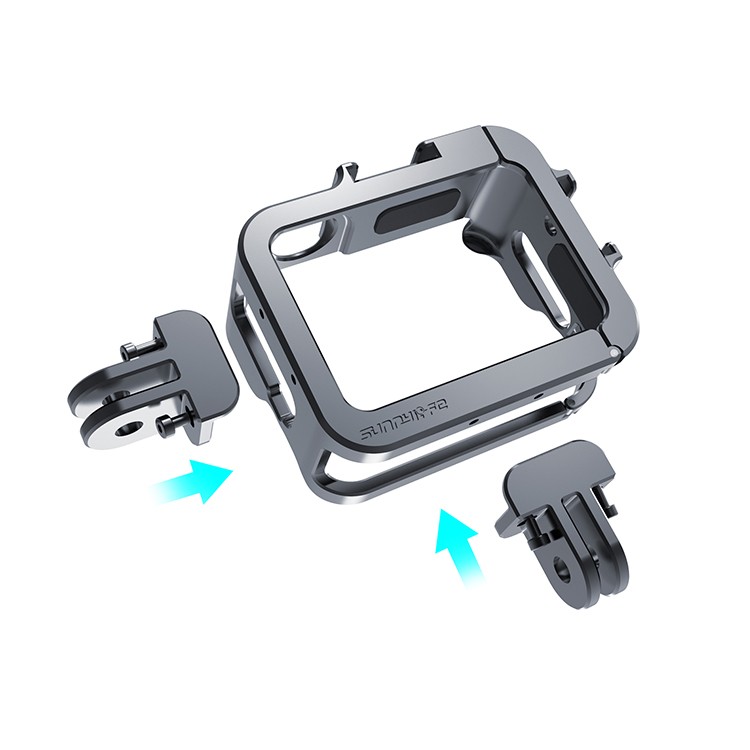 Camera Metal Protective Frame Accessories for Insta360 GO 3 Camera Black