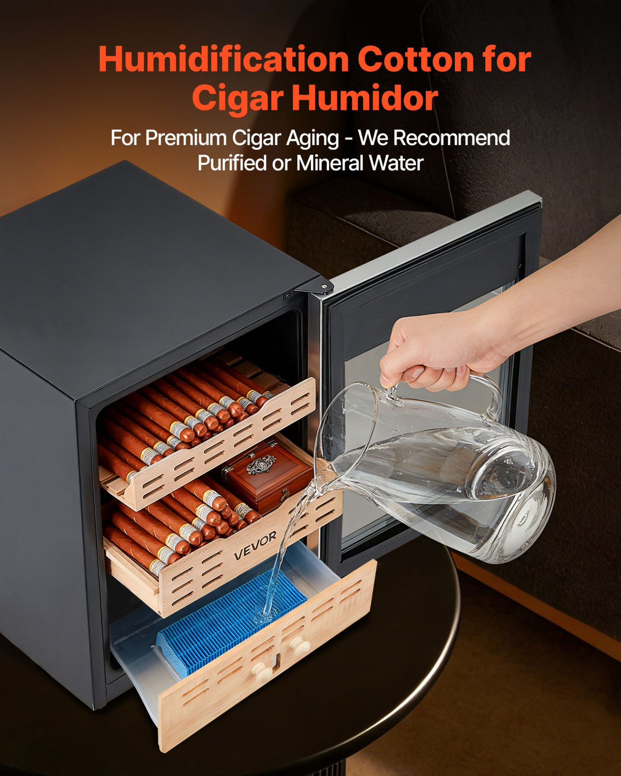 Humidifier Replacement Filter, Cut-to-Fit for Your Humidor