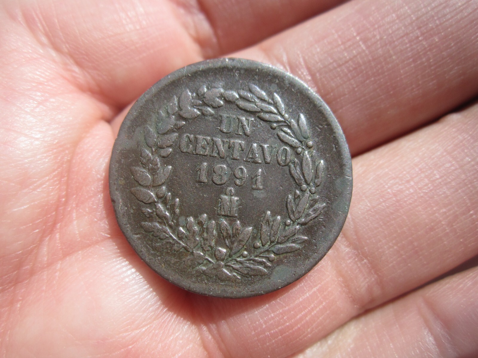 1891 MEXICO UN CENTAVO