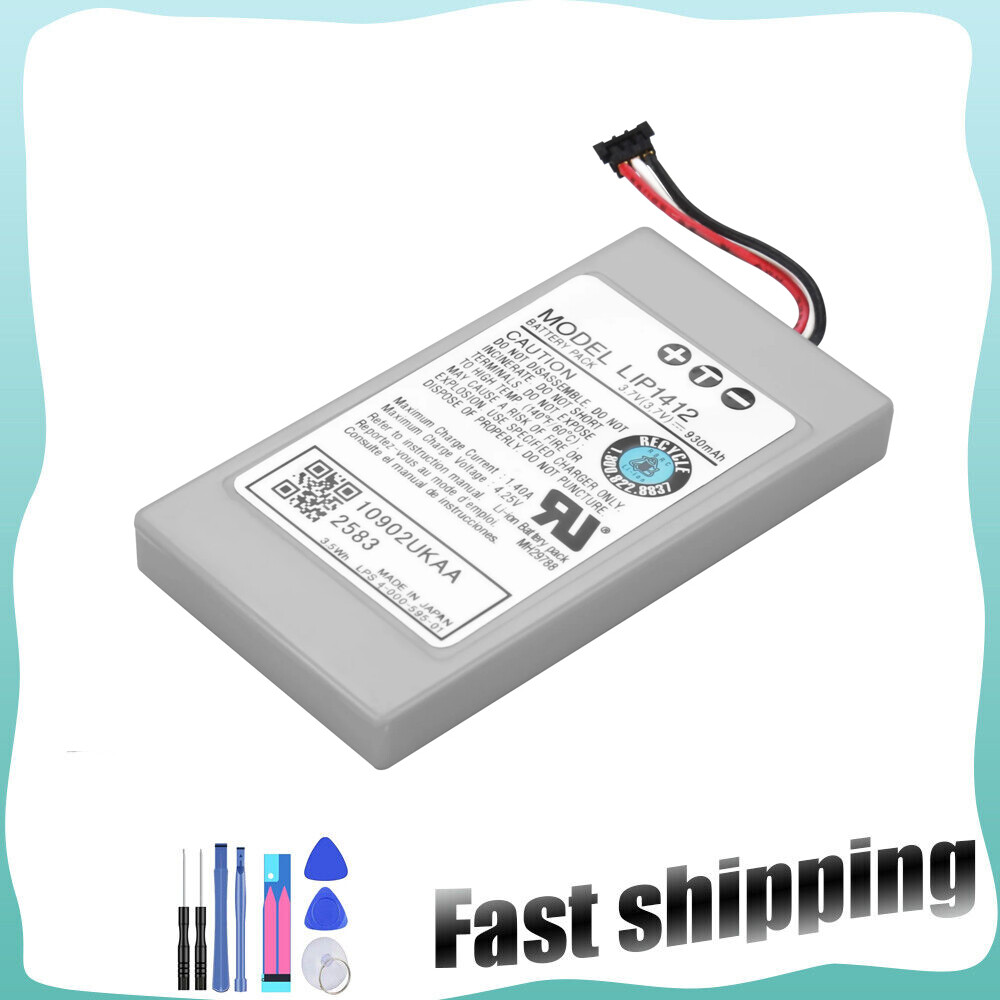 LIP1412 Rechargeable BATTERY for Sony PSP GO PSP-N100 N1000 N1001 930mAh